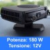 RISCALDATORE PER AUTO DA 180W CON SBRINATORE PER PARABREZZA PORTATILE COD:M-1004